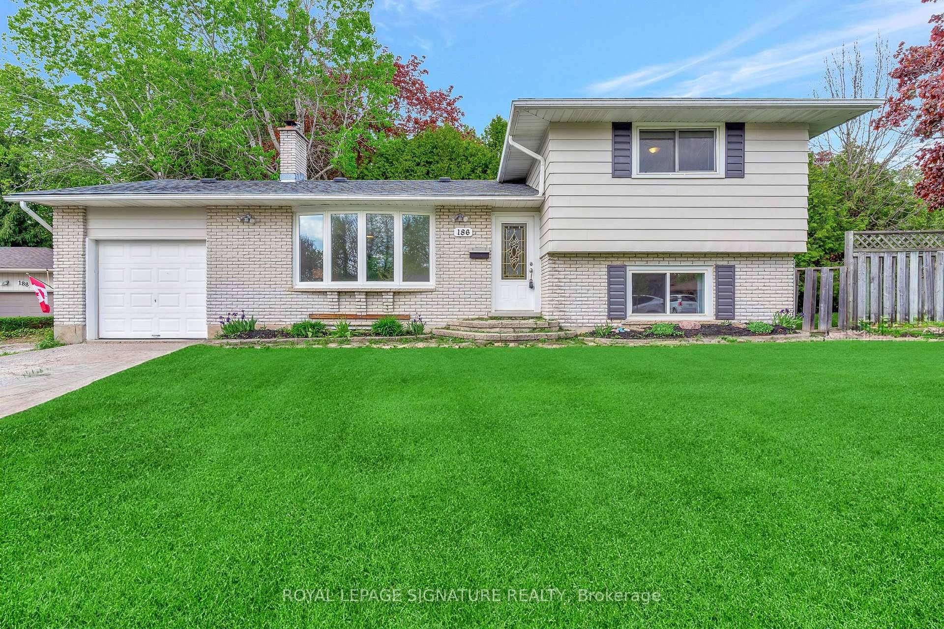 Welcome to 186 Cedarbrae Avenue a beautifully maintained 4 bedroom, 2 bath detached home nestled on a spacious corner lot in one of Waterloos most sought after communities !