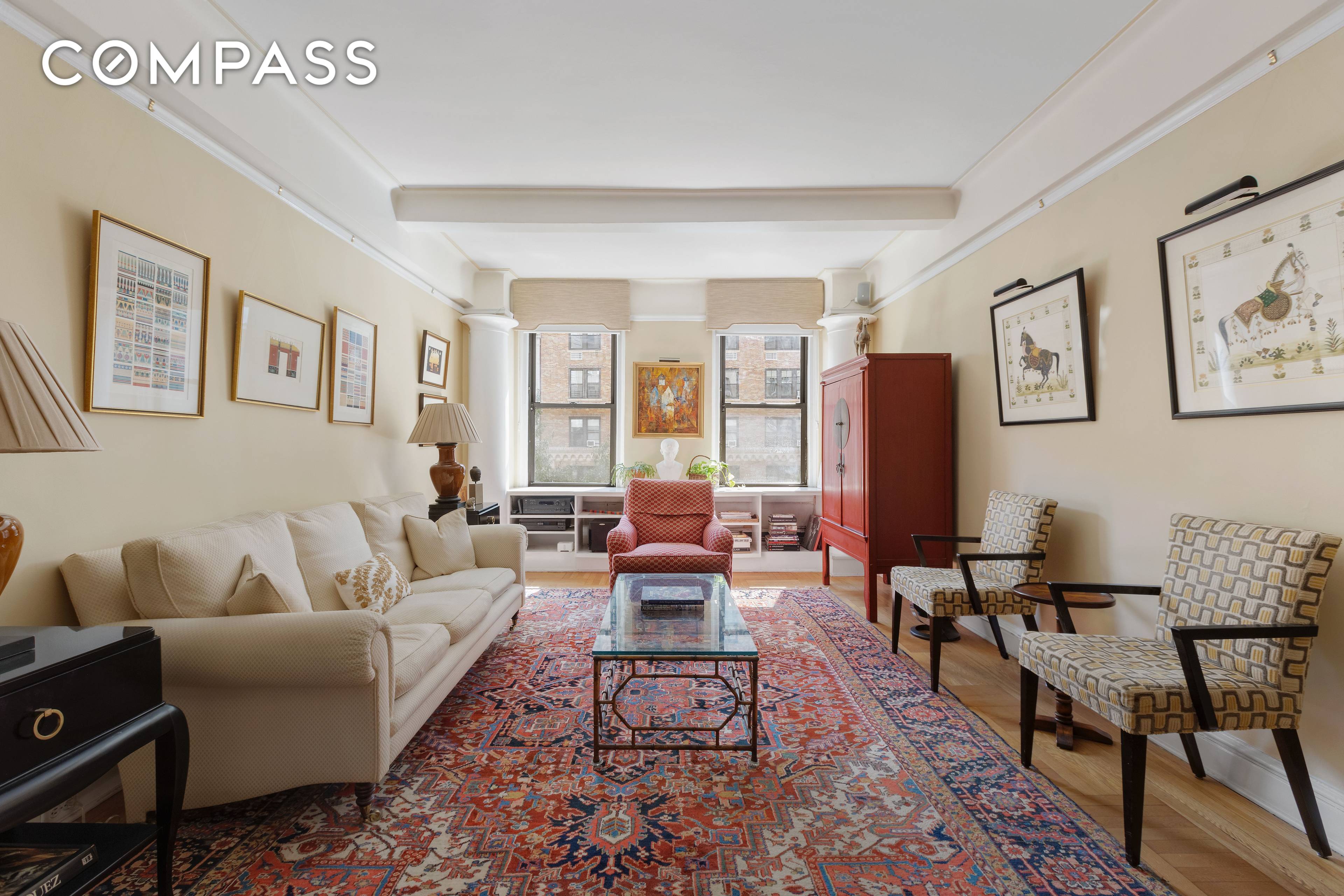 PARK BLOCK, DOUBLE CORNER, EMERY ROTH DESIGNED DANDY 3 POSSIBLE BEDROOMS see alternate plan 2 CURRENT BIG BEDROOMS 1 BIG amp ; FLEXIBLE DINING ROOM possible 3rd BR TIMELESS TREE ...