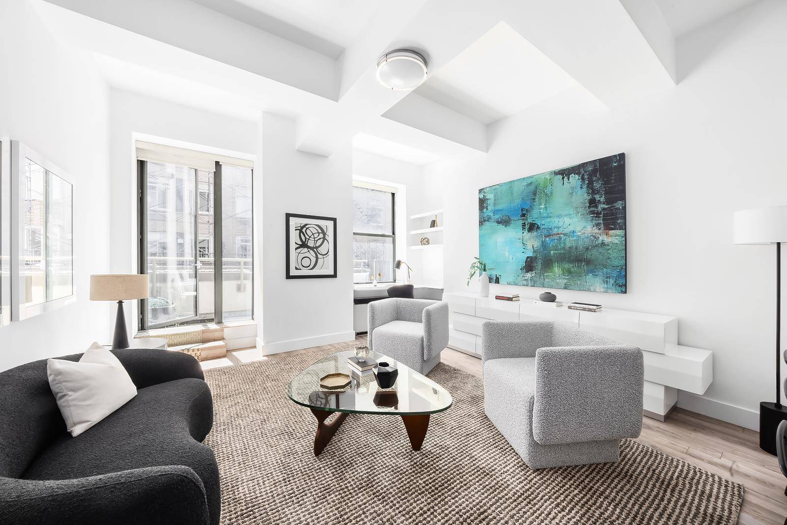 Introducing Residence 1112 at 99 John Deco Lofts an impeccably designed and generously proportioned alcove studio offering nearly 700 square feet of sophisticated living space in the heart of the ...
