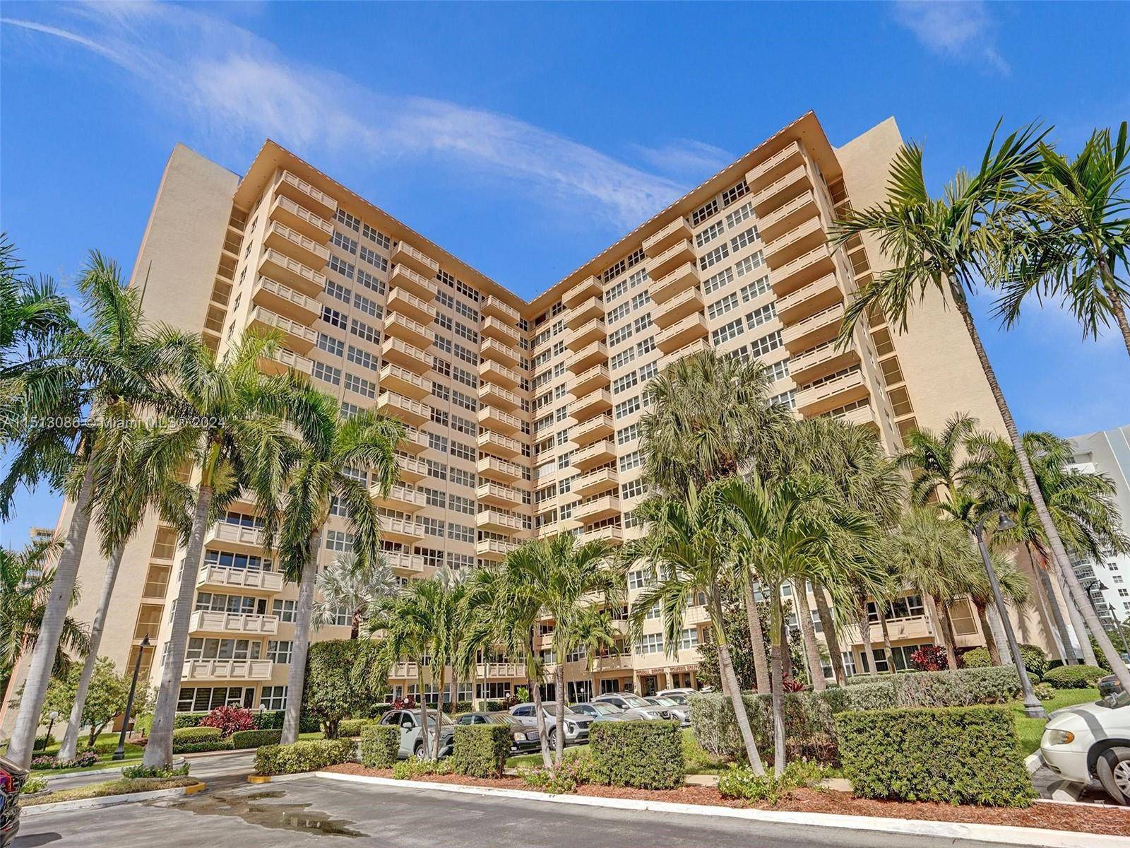 South East corner unit with a Million Dollar View of the Ocean and Downtown Fort Lauderdale.