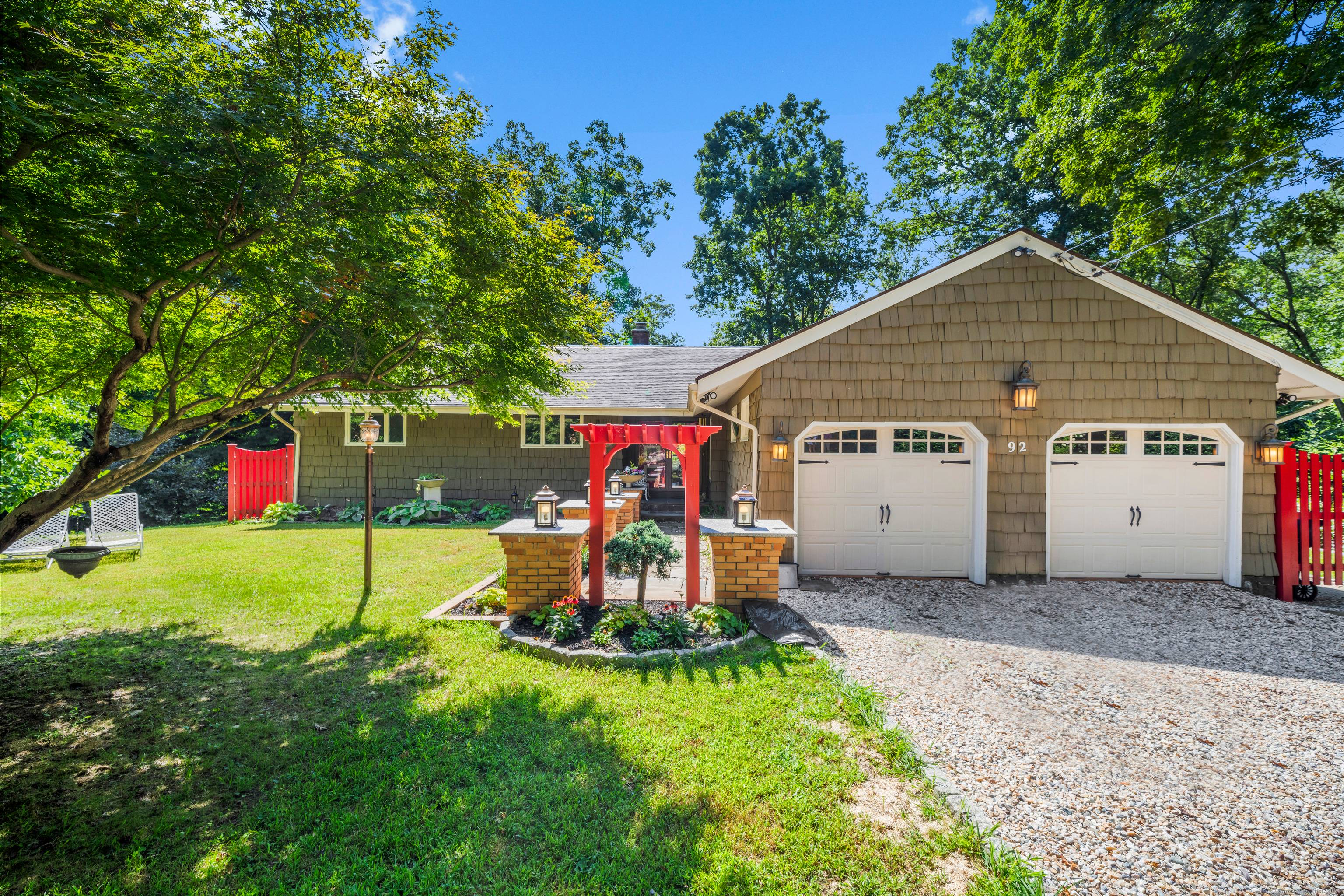 Welcome to this meticulously maintained Mid Century Ranch, nestled beside a 4 mile reservoir trail with stunning wooded views.