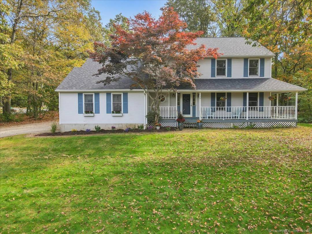 Welcome home to this beautifully maintained 3 bedroom, 2 full and 2 half bath colonial nestled on over an acre in one of Tolland's most peaceful wooded neighborhoods.