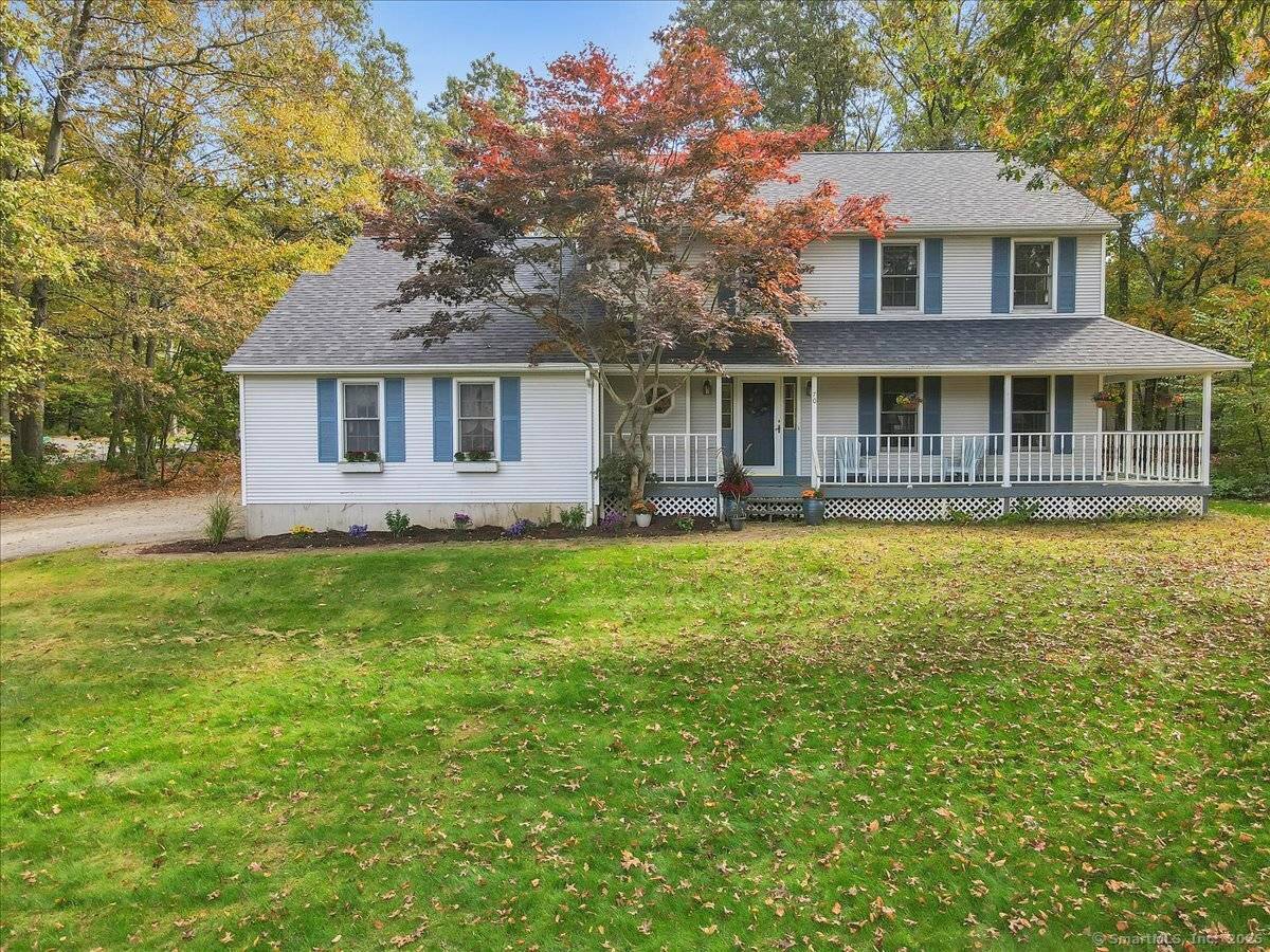Welcome home to this beautifully maintained 3 bedroom, 2 full and 2 half bath colonial nestled on over an acre in one of Tolland's most peaceful wooded neighborhoods.
