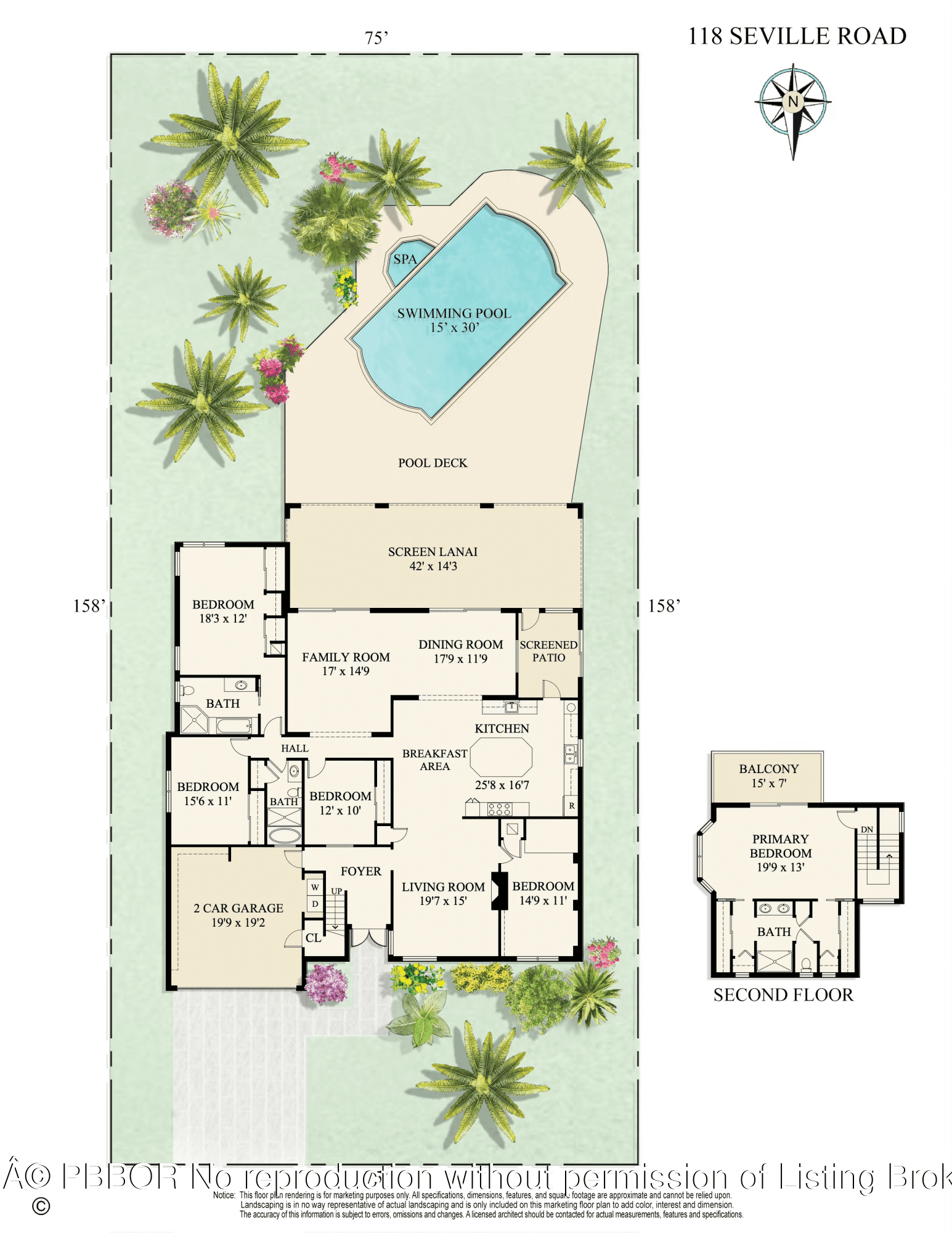 This fabulous property is 11, 850 square feet in the heart of SoSo.