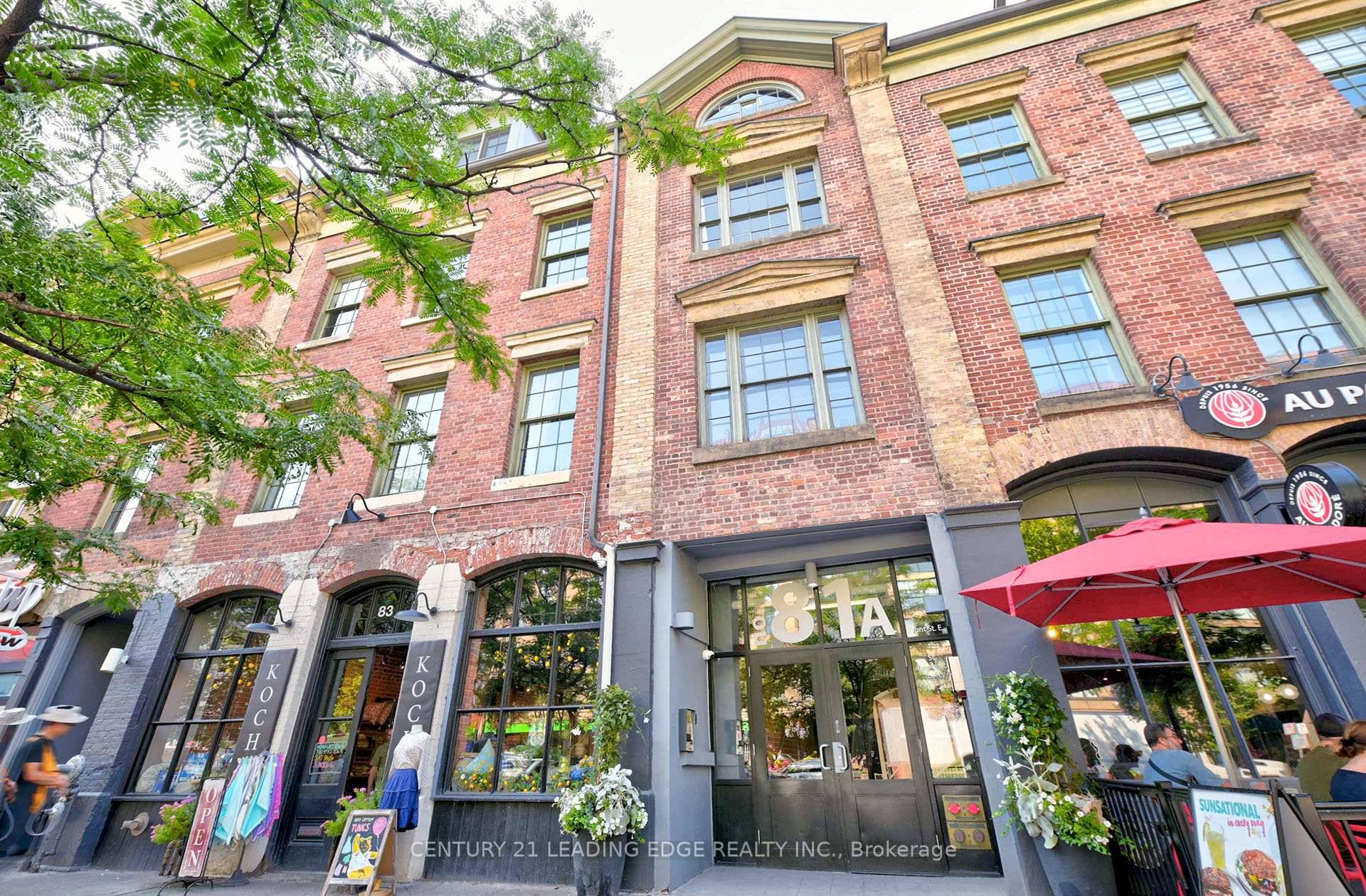 Nestled in the heart of Old Toronto Located beside vibrant St.