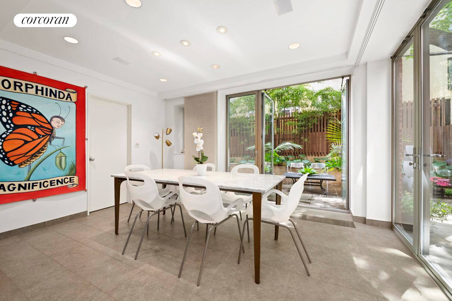 Modern Loft Style Duplex with Private Garden Near Central Park Welcome to this rare and remarkable 4 bedroom, 5 bathroom duplex nestled in a boutique prewar building on a coveted ...