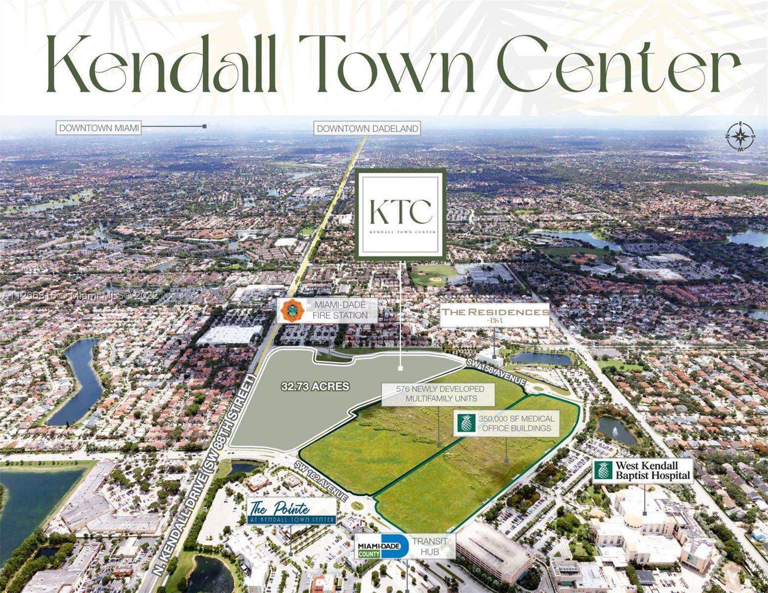 Kendall Town Center KTC is the last remaining sizable commercial parcel in Miami suitable for a major mixed use development.