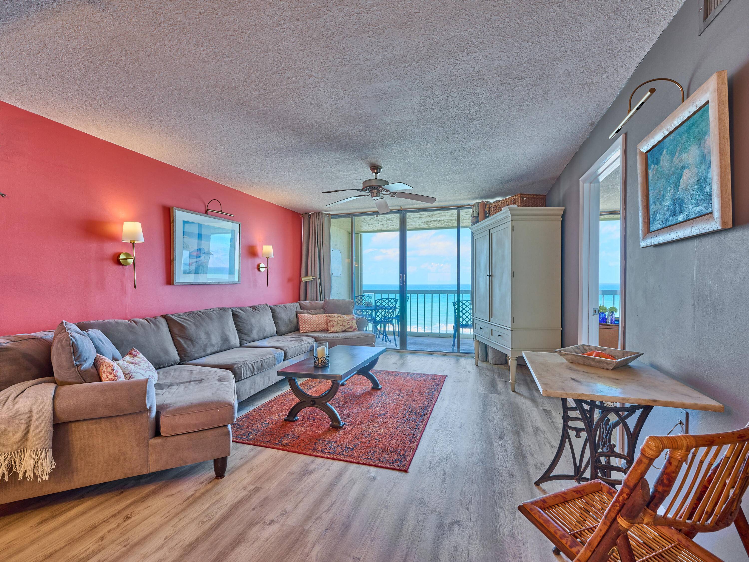 PARADISE FOUND ! Stunning 2 Bedrm 2 Bath OCEANFRONT CONDO in Charming Jensen Beach.