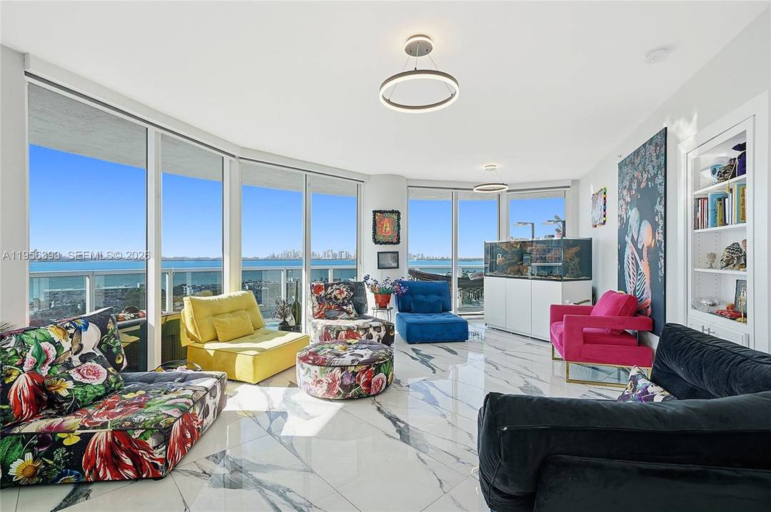 Absolutely spectacular. Electrifying 180 degree views spanning the sparkling Miami Beach skyline and the Downtown Miami and Brickell skylines with the blue waters of Biscayne Bay and the magical nightlights ...