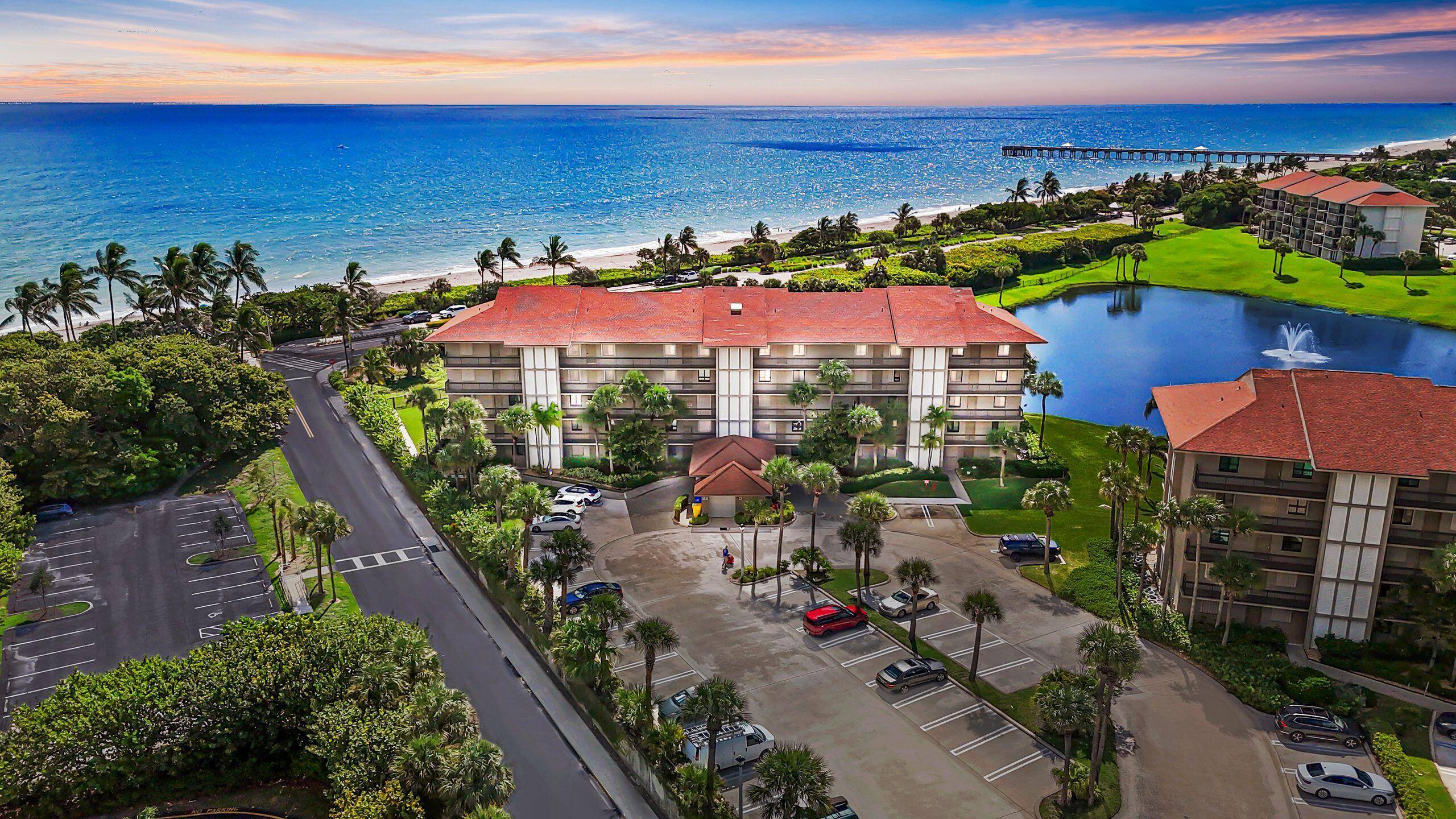 This is a 2 bedroom, 2 bath, unit on the second floor at the Ocean at the Bluffs South condominium in Jupiter.
