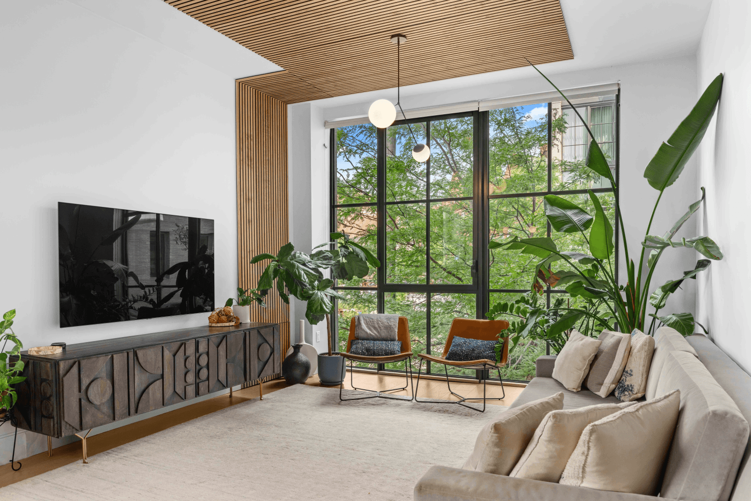 Welcome home to Residence 208 a massive, rarely available 3 bedroom tucked away in its own private wing.