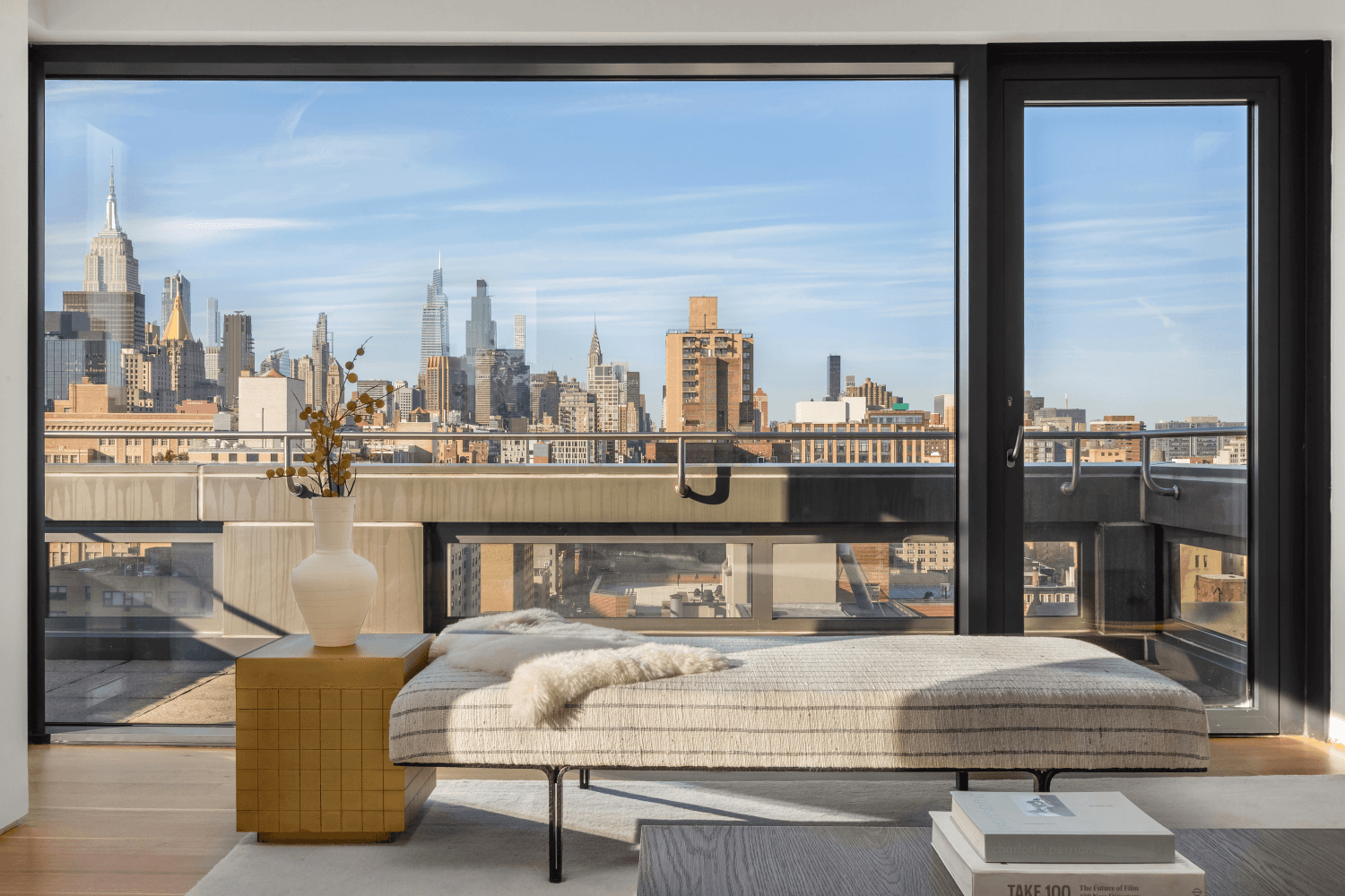 Welcome to this top floor duplex penthouse with three terraces, a solarium, and breathtaking 360 degree views of the Midtown and Downtown Skylines.