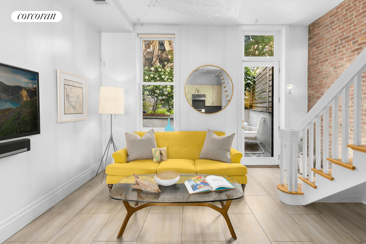 Welcome home to a picture perfect Clinton Hill carriage house with two bedrooms, two bathrooms, an immense private backyard and private parking !