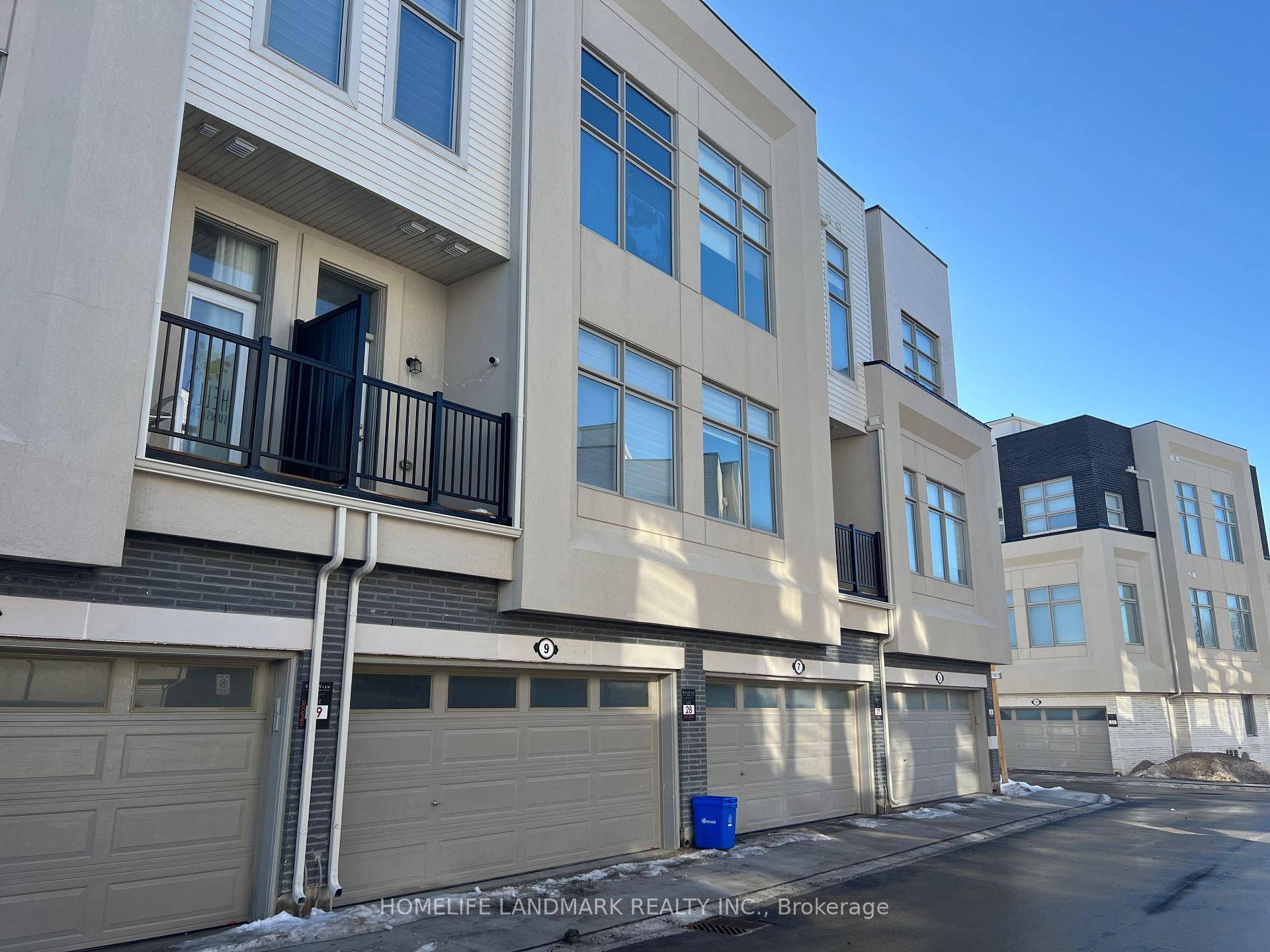 Luxury Modern Freehold 4 Bdrm 4 Bath Townhome with Double Car Garage In High Demand Cachet.
