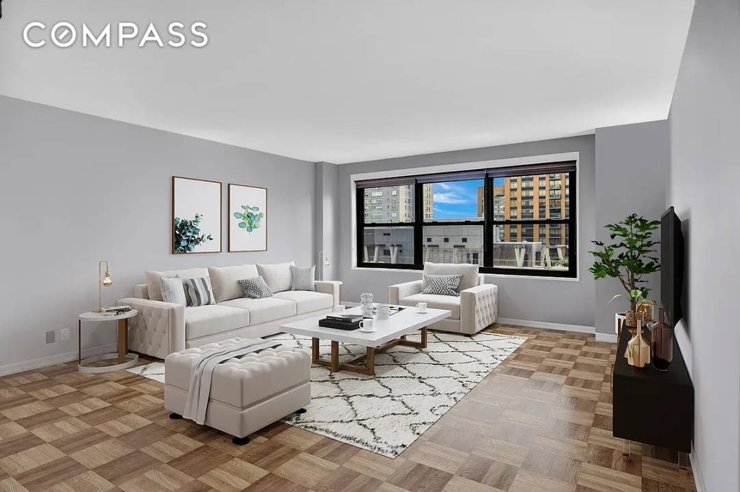 Step into a bright and expansive One Bedroom residence at apartment 26U, positioned on the 26th floor of 160 West End Ave.