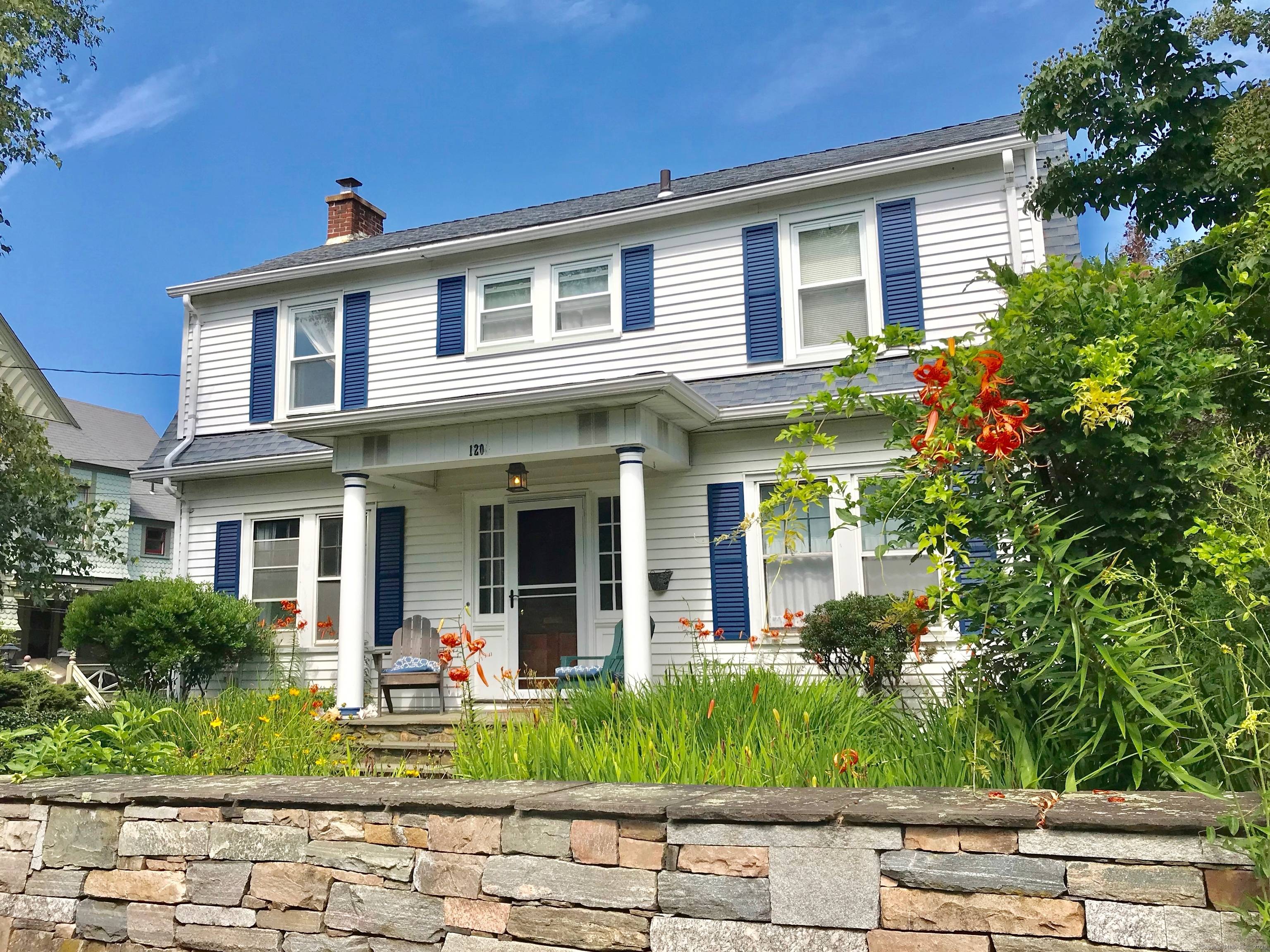 ANNUAL FURNISHED RENTAL. Sunny, charming furnished Stonington Borough home in neighborhood w sidewalks just a few doors down from the footbridge into Stonington Village.