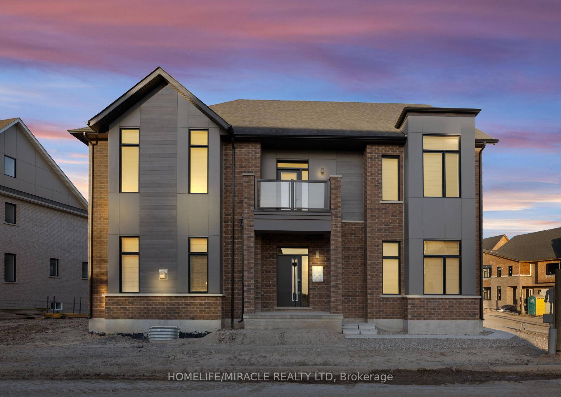 Amazing and stunning, brand new detached home by Kaivan Builders, perfectly positioned on a premium corner lot directly across from a serene golf course.
