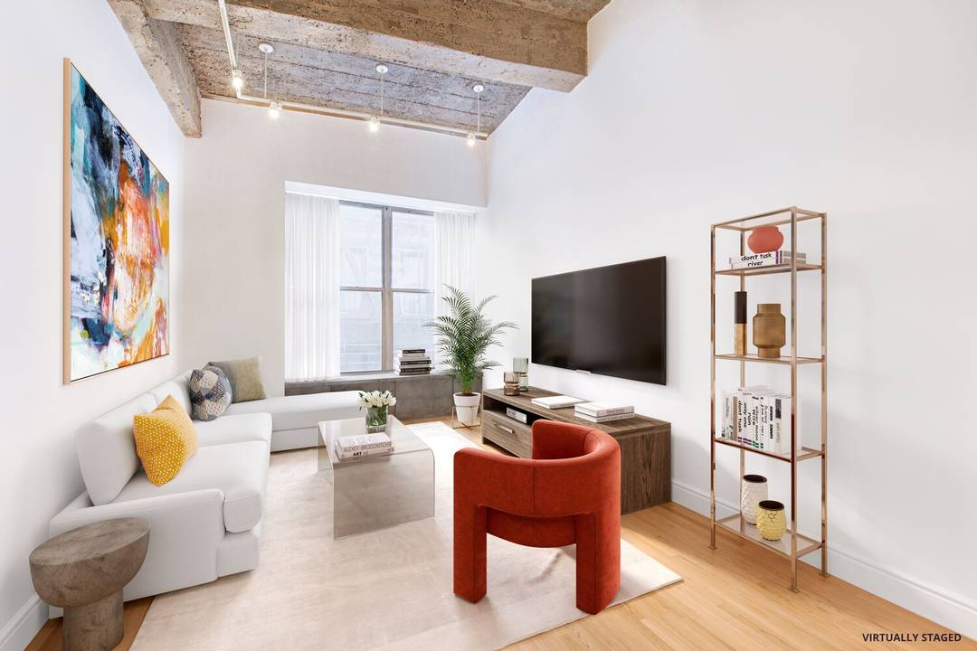 Spectacular and Spacious Midtown Loft with 12 foot ceilings is a rare find !