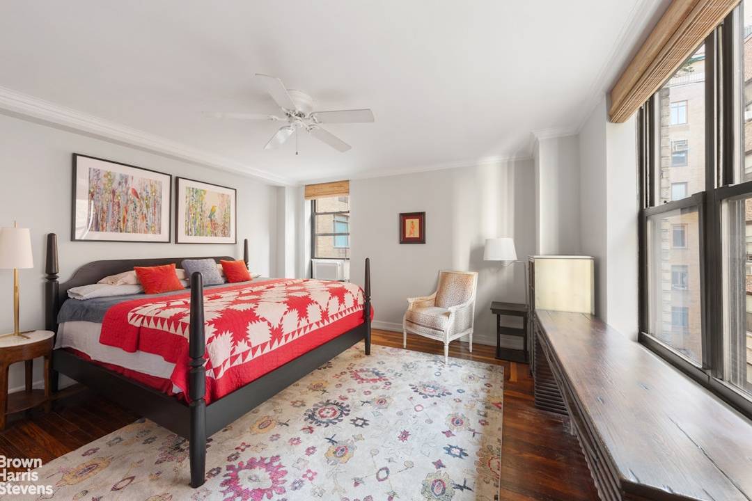 Elegant Park Block One Bedroom Home at The Oliver Cromwell Enjoy quiet sophistication in this beautifully maintained one bedroom, one bathroom residence just half a block from Central Park.