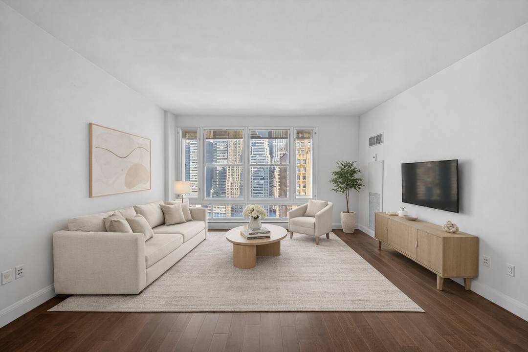 High Floor Residence with Panoramic Manhattan Skyline Views Perched high above Battery Park City, this 2 bedroom, 2 bathroom plus office residence at The Visionaire combines sustainable design with cinematic ...