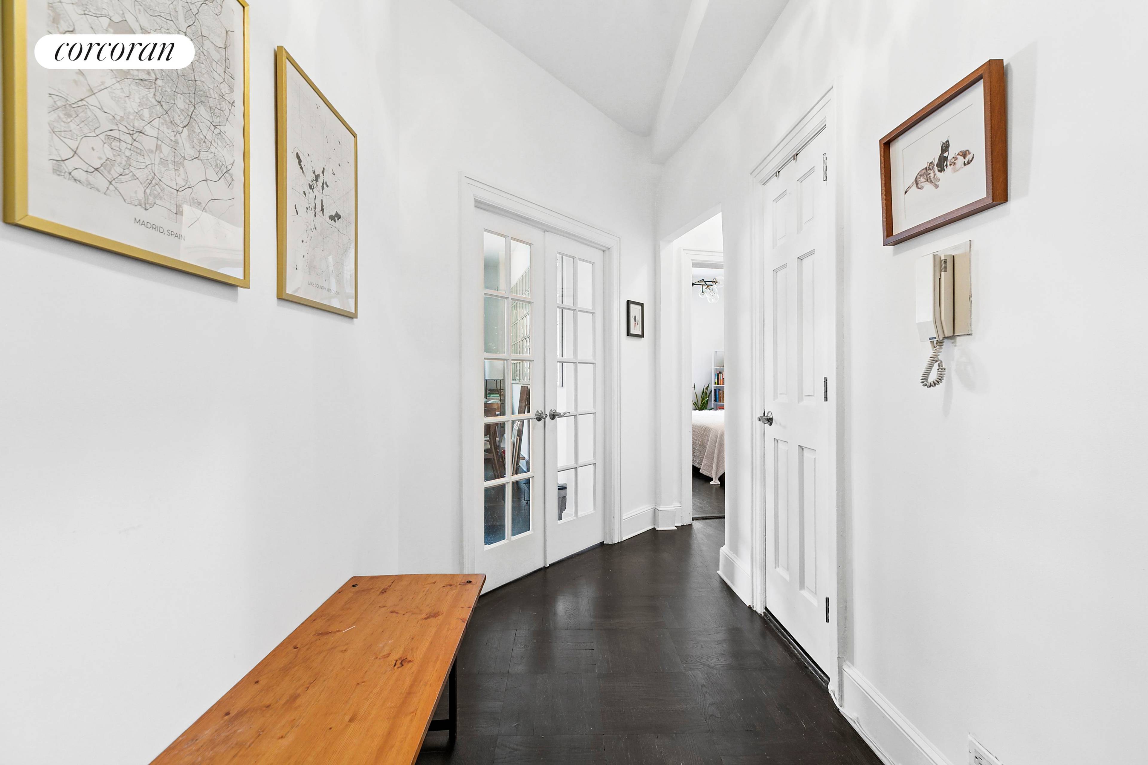 SPACIOUS, corner one bedroom co op apartment waiting for you to move right in.