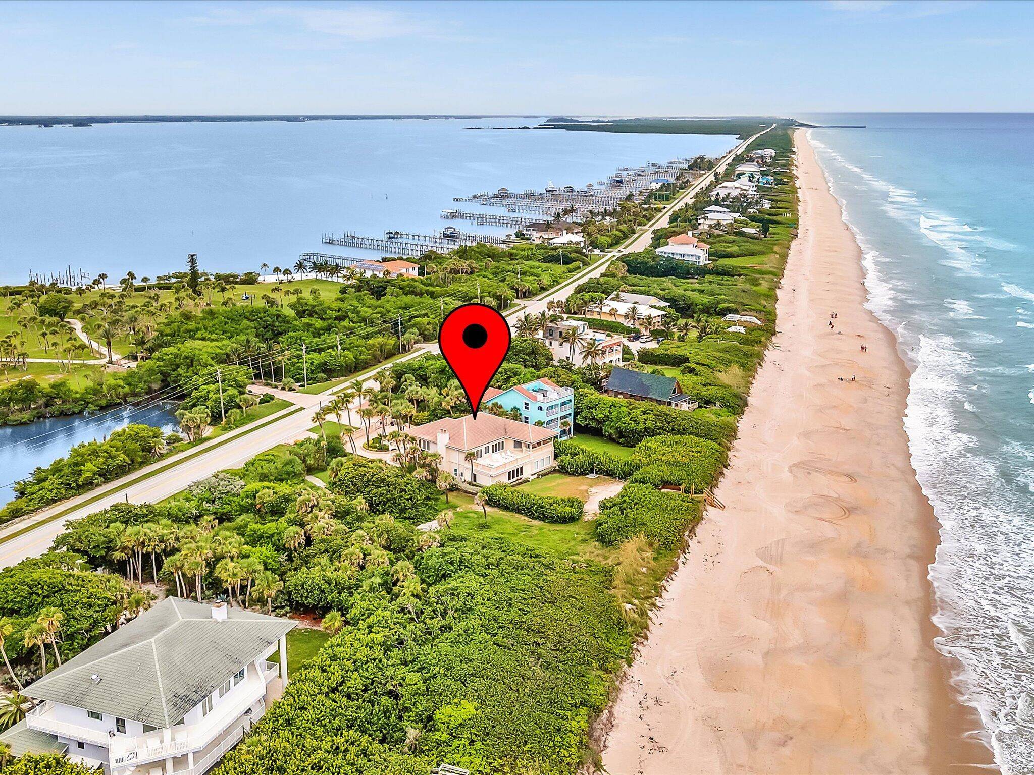 Walk right out to the beach from your backyard !