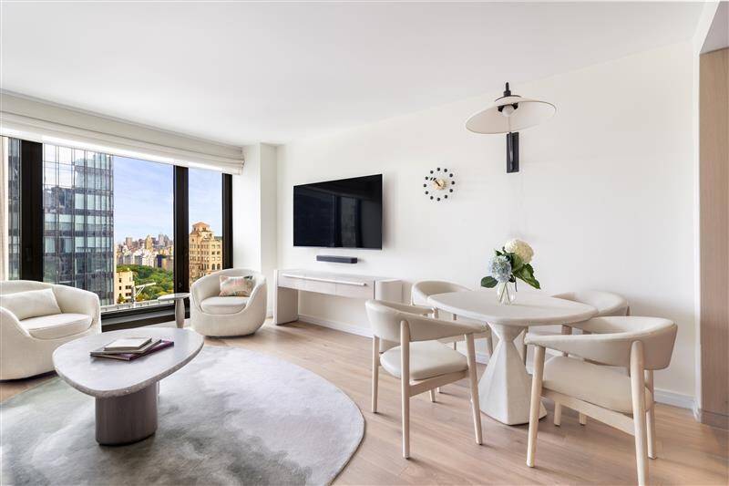 Elegant City Living with Stunning Park Views Bask in sunlight and skyline beauty from this one bedroom, one bath residence designed by Thomas Juul Hansen, where floor to ceiling windows ...