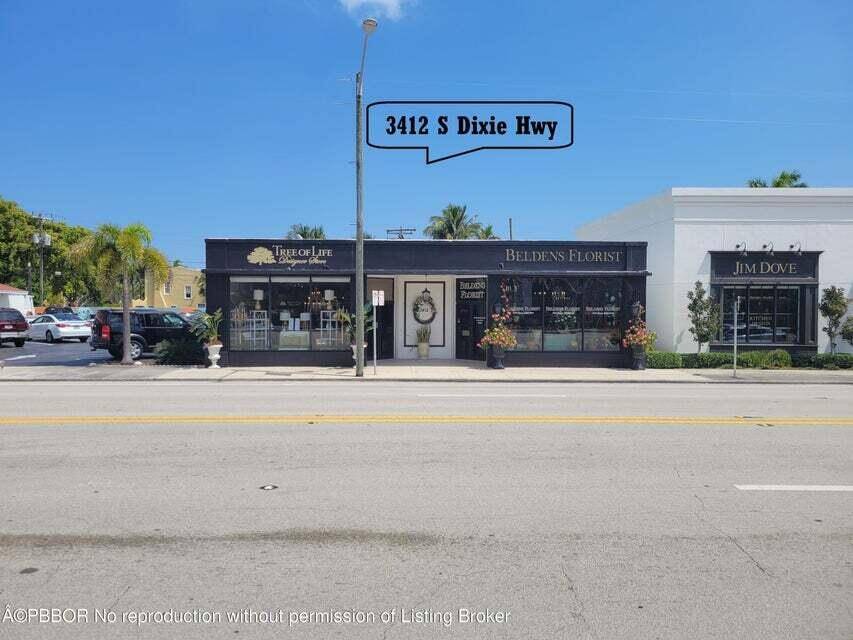 Premier trophy retail strip center with commanding frontage on Dixie Highway, perfectly positioned between Belvedere Boulevard and Southern Boulevard in West Palm Beach.