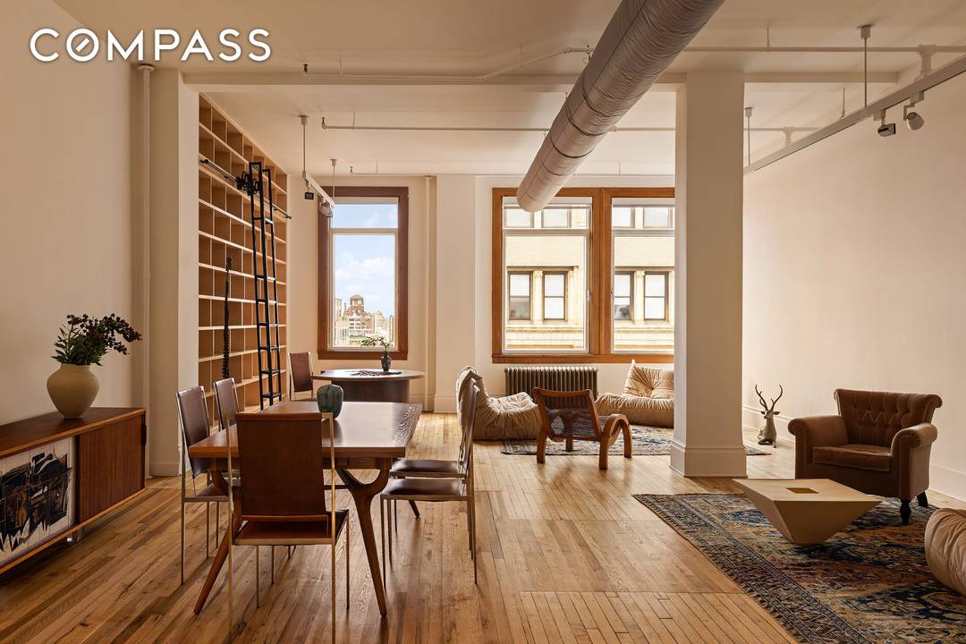 A Classic Cast Iron Loft in NoHo Set within an iconic 1908 cast iron building designed by architect Charles E.