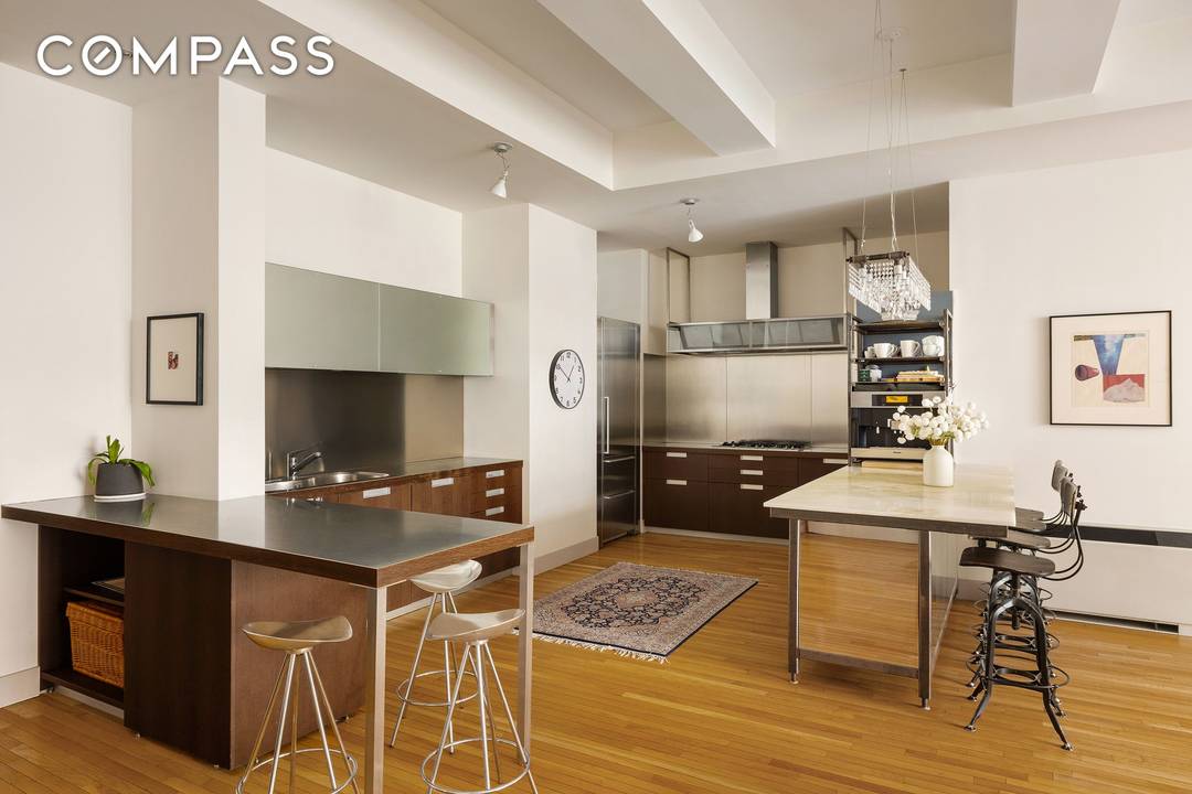 Apartment 5R is a beautifully appointed two bedroom, two bathroom loft with an oversized walk in closet, offering a seamless blend of timeless New York character and refined contemporary design.