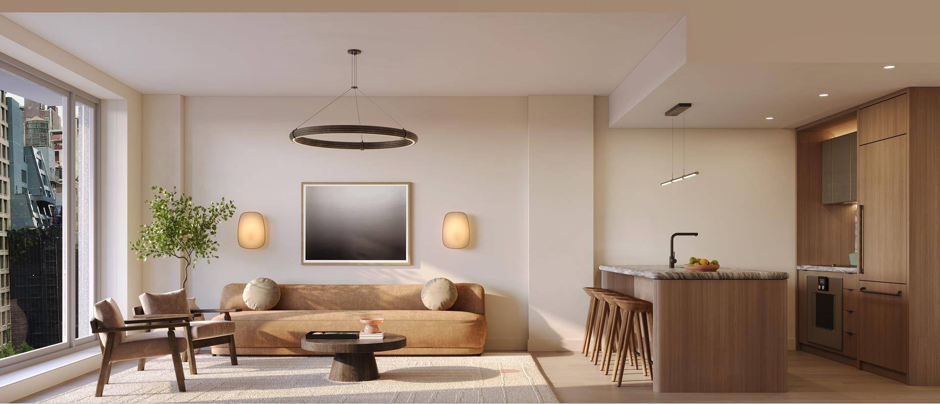 Introducing Residence 9D N an expansive three bedroom, three bathroom corner home offering 1, 305 square feet of refined interior living and an impressive 335 square feet of private outdoor ...
