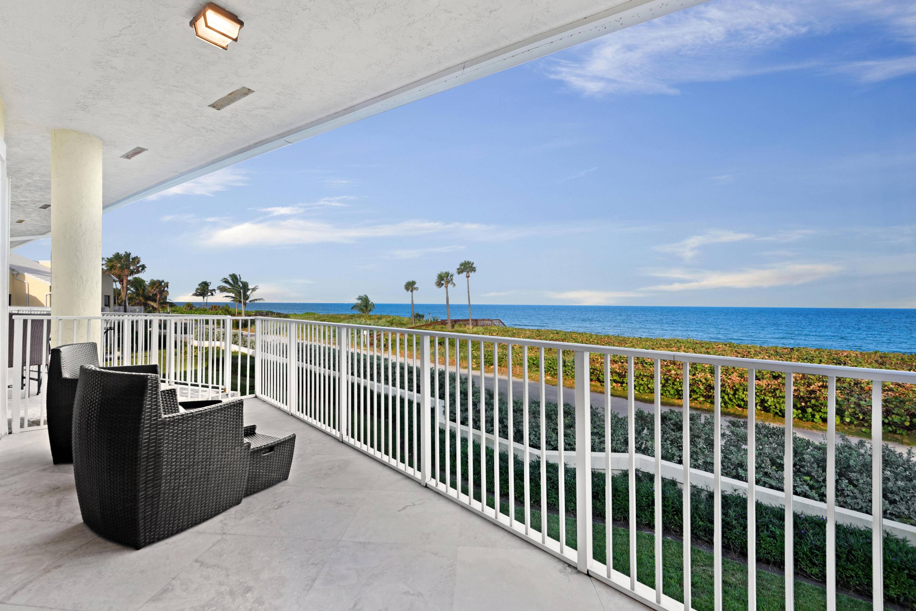 Pristine and clean OCEANFRONT living in the luxury beach town of Ocean Ridge.