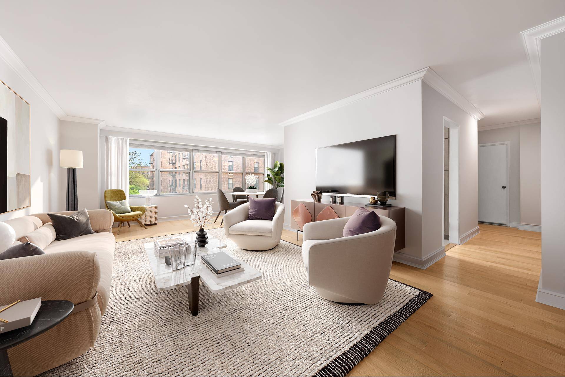 Discover serenity and sophistication at Apartment 4W in Gramercy Park Towers, located at 205 Third Ave.