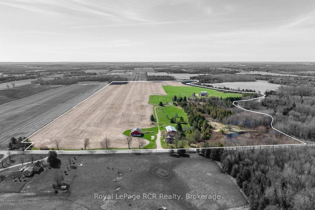 122 acre farm north of Hanover offering a versatile mix of workable land, outbuildings and a solid home.