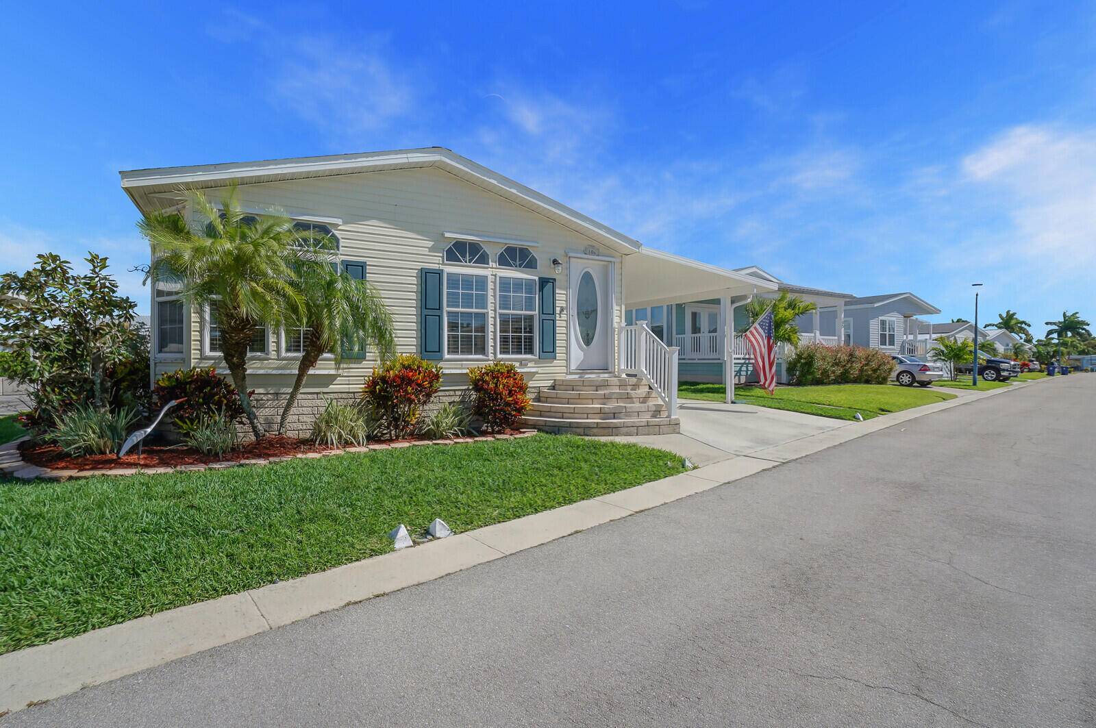 In Jupiter River Park you own your land and are less than 1 mile to the beach !