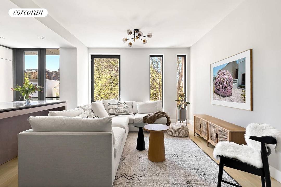 Nestled within a boutique, design forward condominium at 225 14th Street, Residence 301 brings a quiet confidence to Park Slope living.