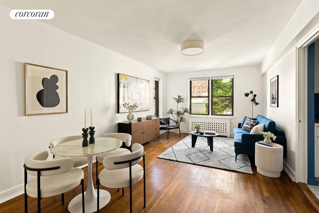 Residence 4A at 157 East 18th Street offers a bright and inviting home in the heart of Gramercy, with lovely views overlooking charming townhouse gardens that bring a sense of ...