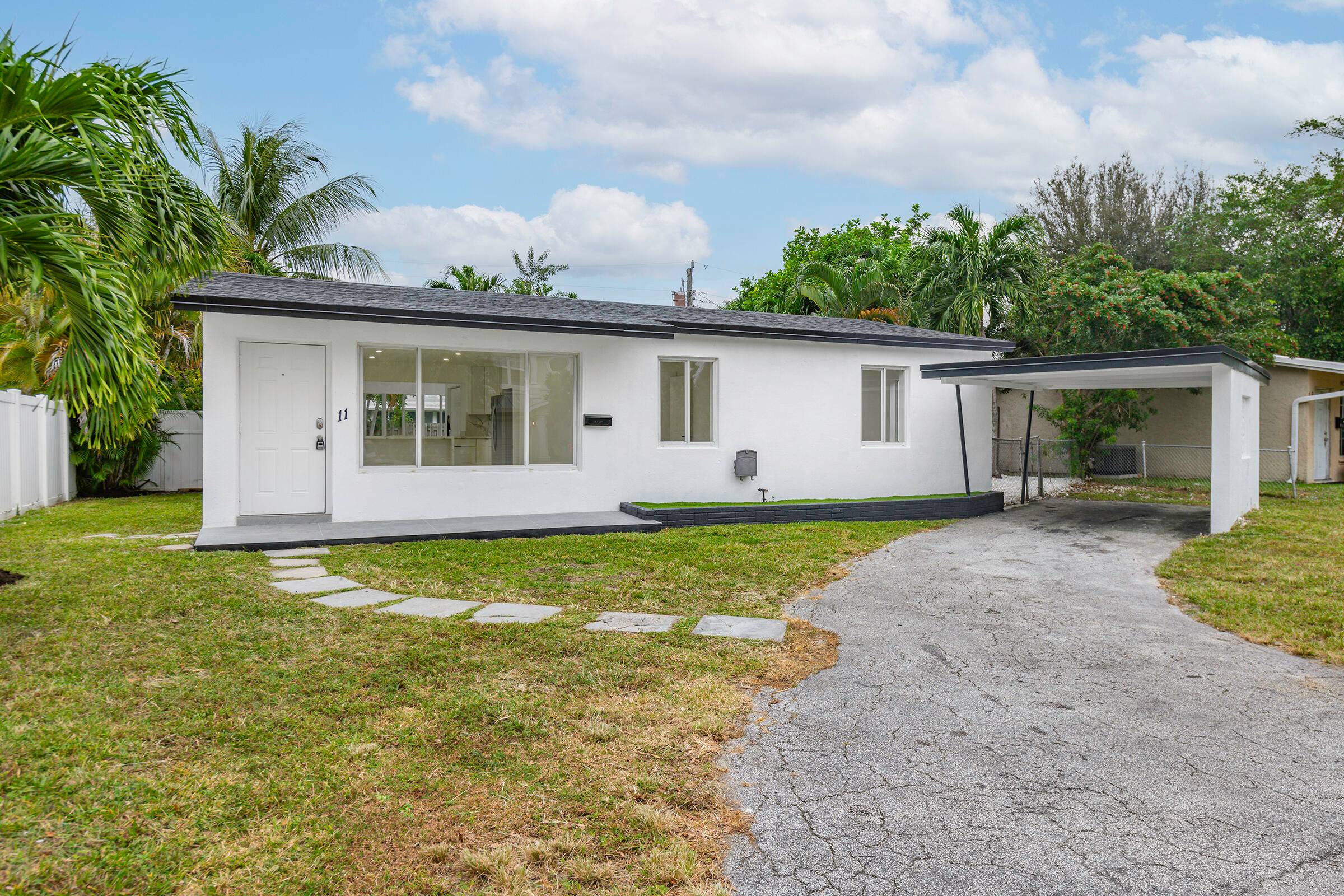 Discover this fully remodeled 3 bedroom, 2 bathroom home featuring a private pool and an open concept design perfect for modern living.