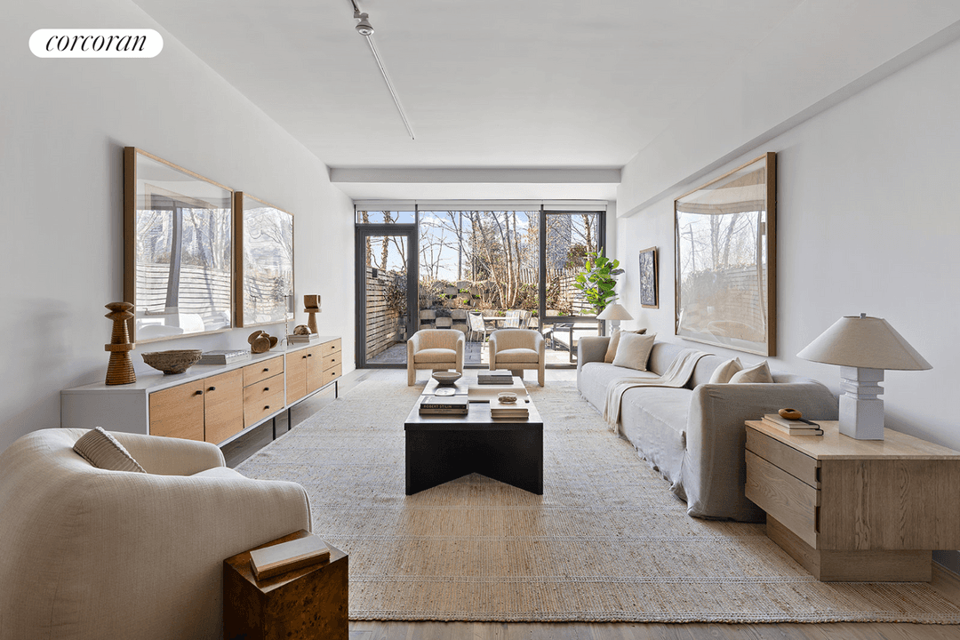 Nestled along the stunning Brooklyn Bridge Park waterfront, this expansive 3 bedroom, 2.