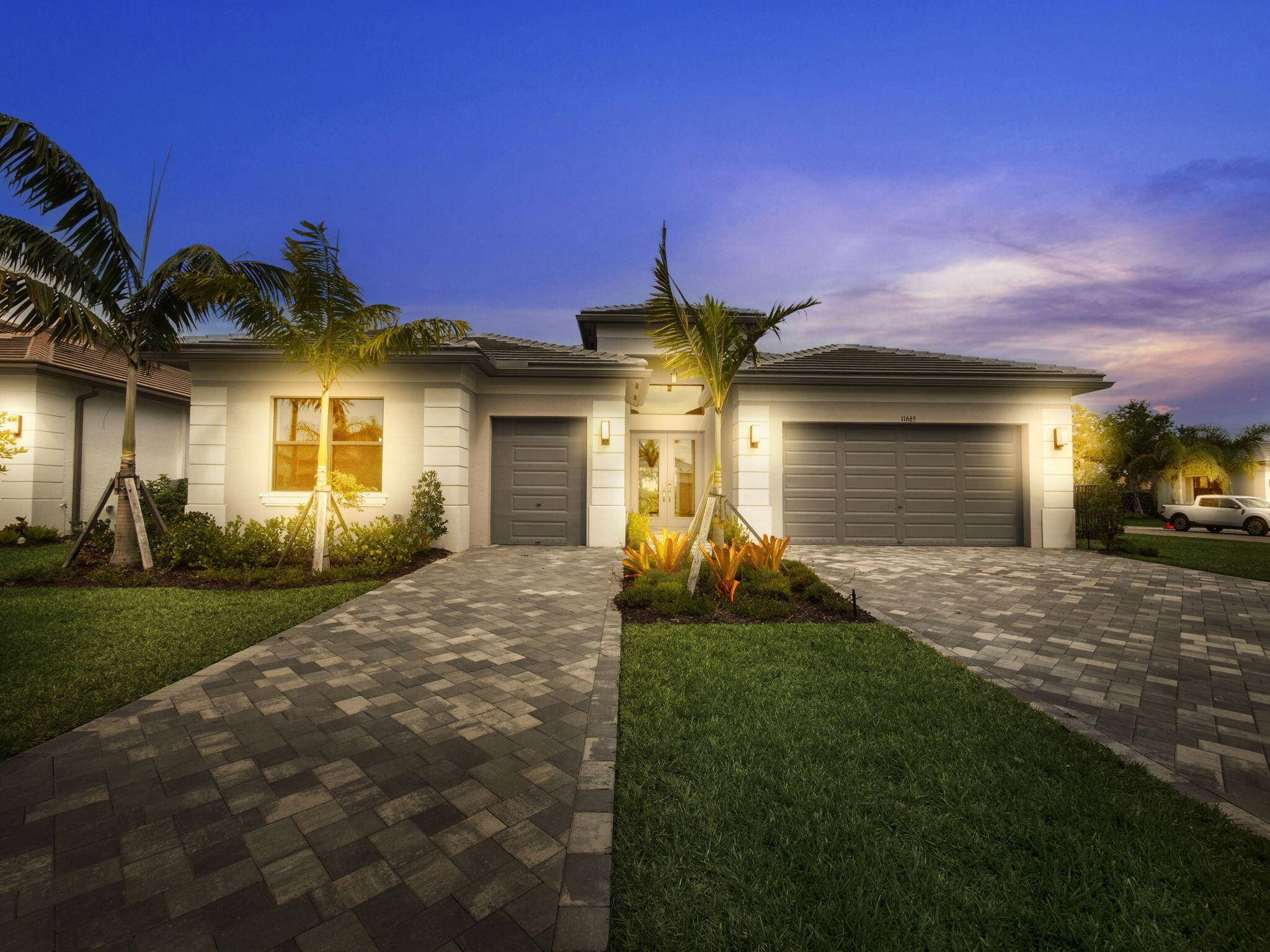 Welcome to this stunning NEVER LIVED IN and BRAND NEW 3 bedroom media room, 4 bathroom luxury home located in the prestigious Valencia Walk at Riverland with over 215, 000 ...