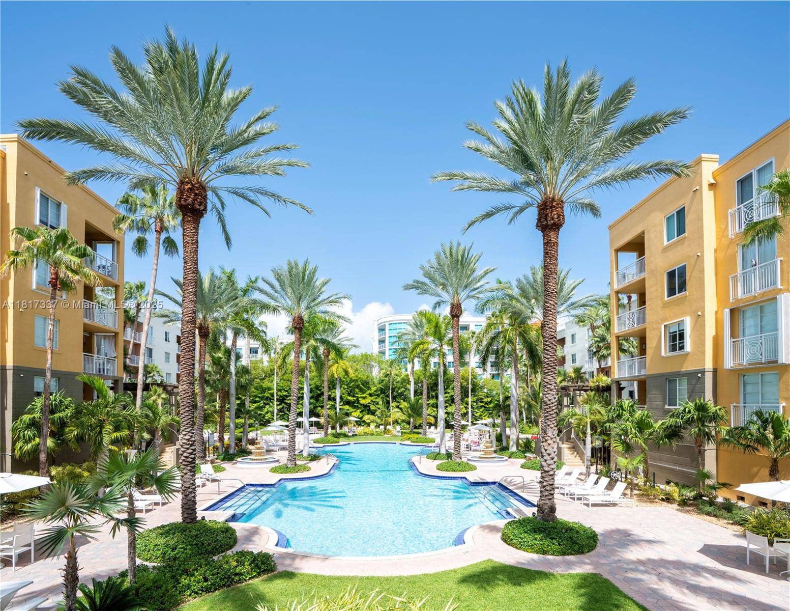 Move in Ready 2BR 2BA lanai corner residence with marble flooring at The Courts, in the heart of South of Fifth.