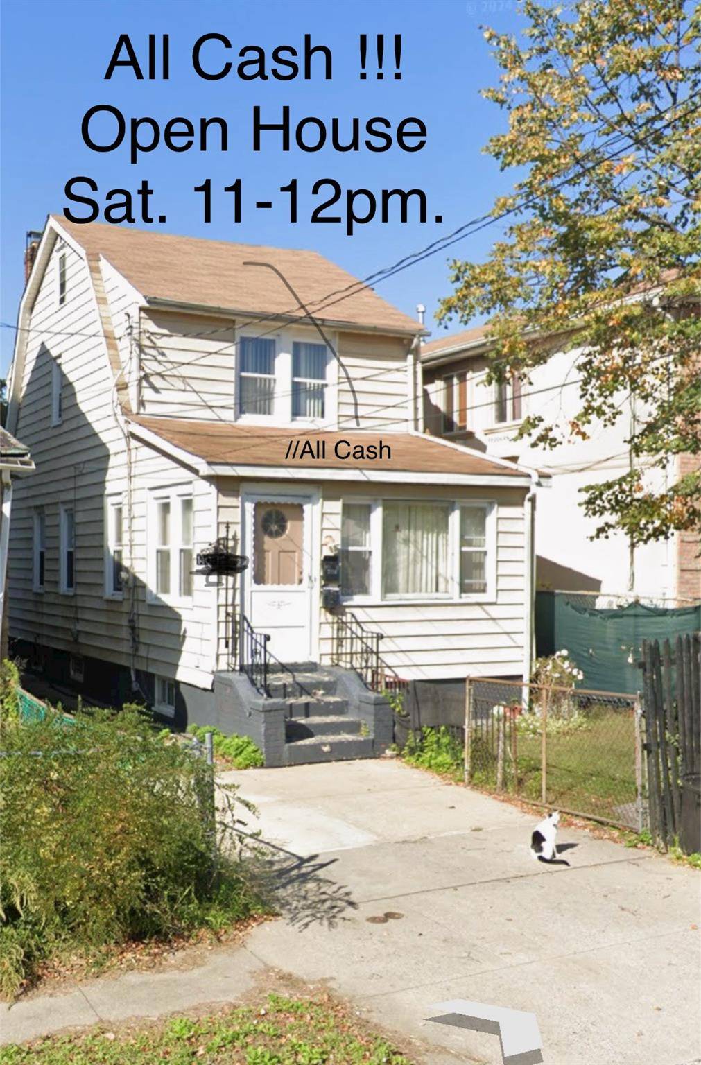 This large 1 Family DetachedALMOSTFULLRENOVATIONNEEDED 2 3 Bedrooms, 2 Full BathMANY POSSIBILITIES.