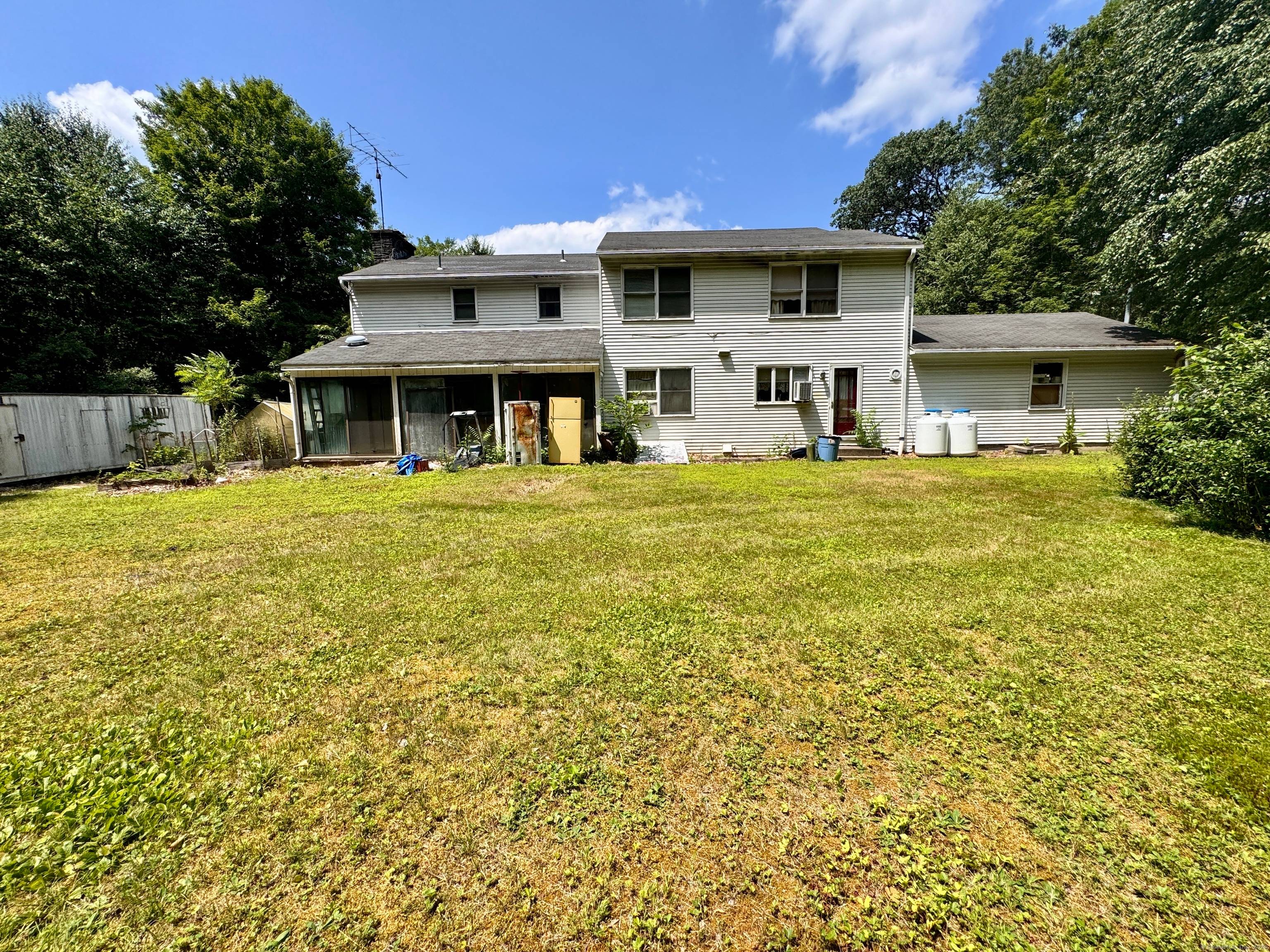 A single family home close to town with spacious bedrooms and living space.