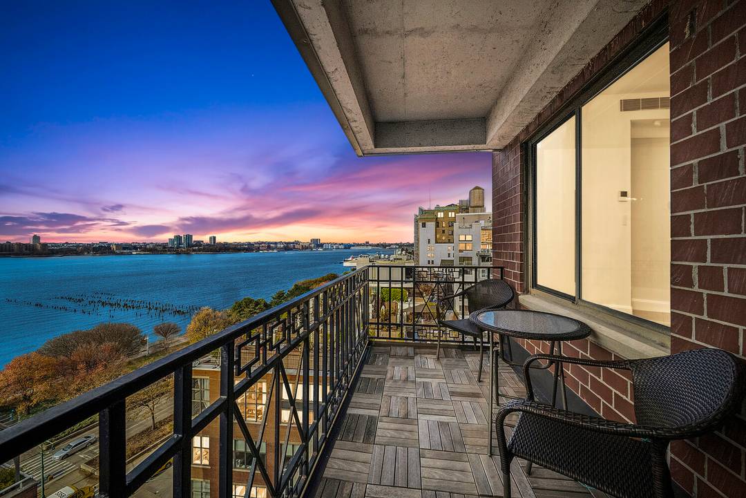 Welcome to a distinctive West Village duplex Penthouse offering the best views in the building, where every room frames the Hudson River.