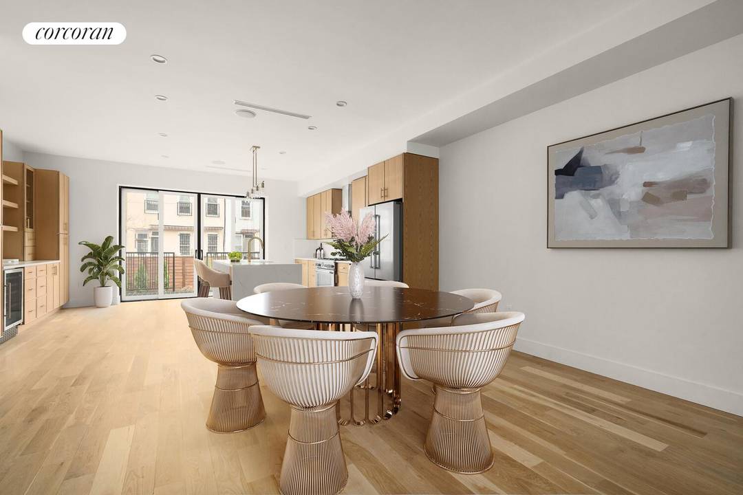 Welcome to 1489 Jefferson Avenue, a uniquely HUGE 20 foot wide, 55 foot deep, top of the line designed and crafted townhouse set on one of Bushwick's most beautiful tree ...