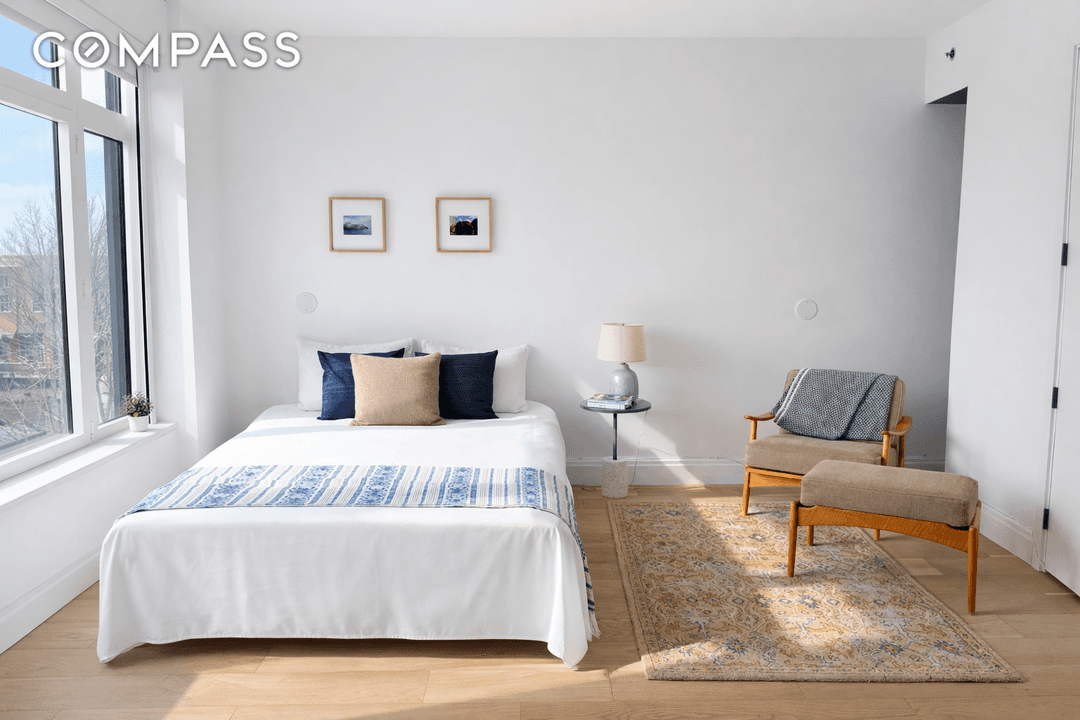 Welcome to this beautifully designed, sun filled studio at 181 18th Street, a full service condominium that blends modern elegance with thoughtful functionality.