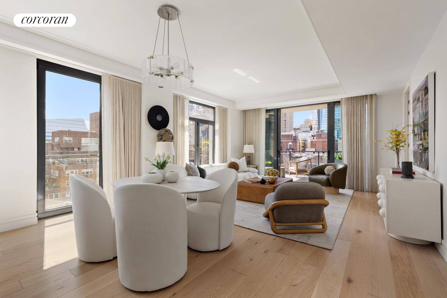 TERRACED AND TURN KEY WITH STUNNING CITY VIEWS Residence 1402 at Hillrose28 is a south, north, and west facing 1, 267 SF 2 bedroom, 2.
