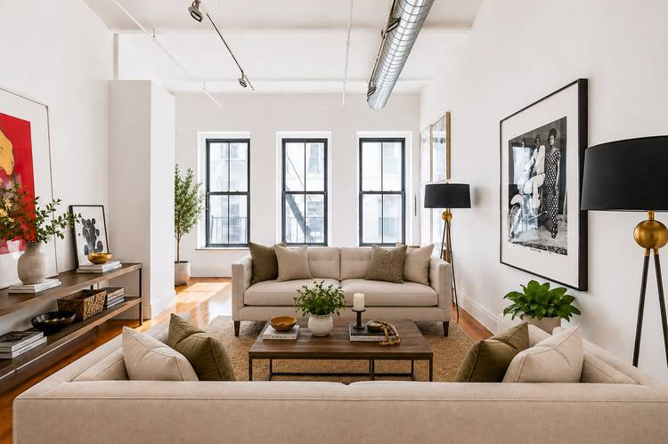 Authentic SoHo Loft Living on a Coveted Cobblestone Block Perfectly positioned on one of SoHo's most picturesque cobblestone streets, between Prince and Spring, Residence 2A at 114 Mercer Street offers ...