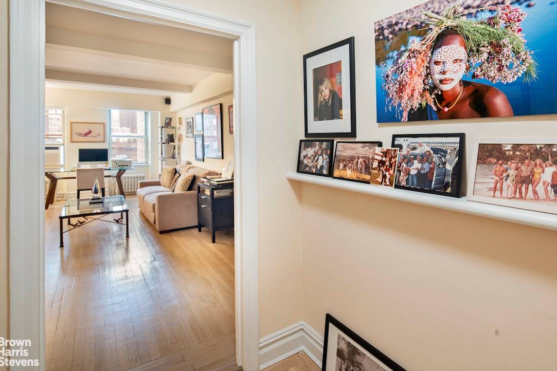In an Emery Roth designed building, this high floor spacious light filled approximately 850 square foot one bedroom apartment with additional home office has a windowed updated kitchen and a ...