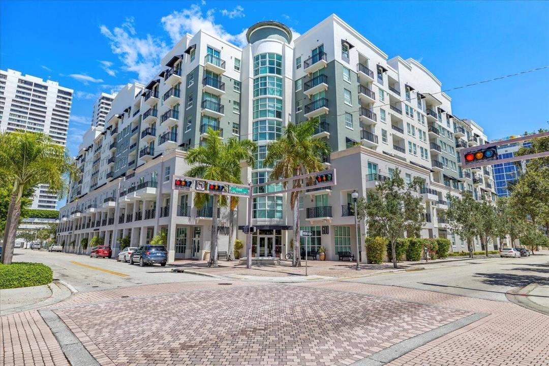 This oversized two bedroom two bathroom corner unit offers a spacious floor plan with separate dining area and two balconies.